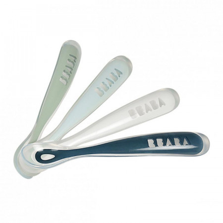 beaba pack de 4 cucharas silicona