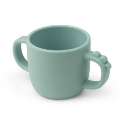 taza de silicona croco de done by deer en el color blue