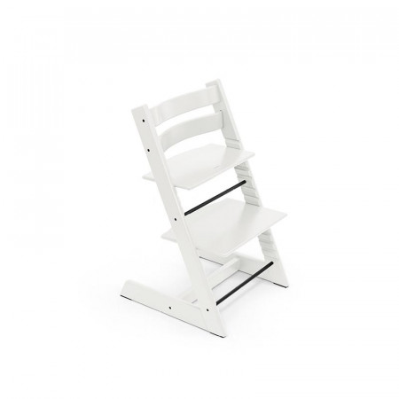 Trona Tripp Trapp de Stokke con baby set en color blanco.