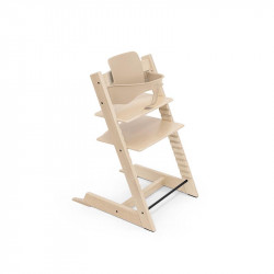 Trona Tripp Trapp de Stokke con baby set en color natural.