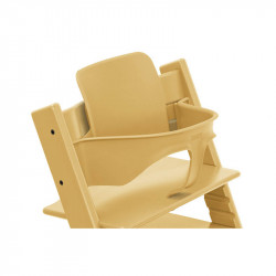trona tripp trapp de stokke con baby set en el color sunflower yellow