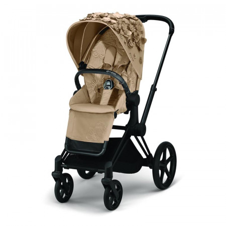 silla de paseo priam de la colección simply flowers de cybex en el color nude beige