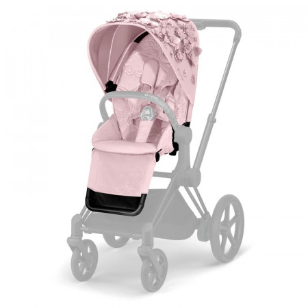 cochecito epriam de la colección simply flowers de cybex en el color pale blush