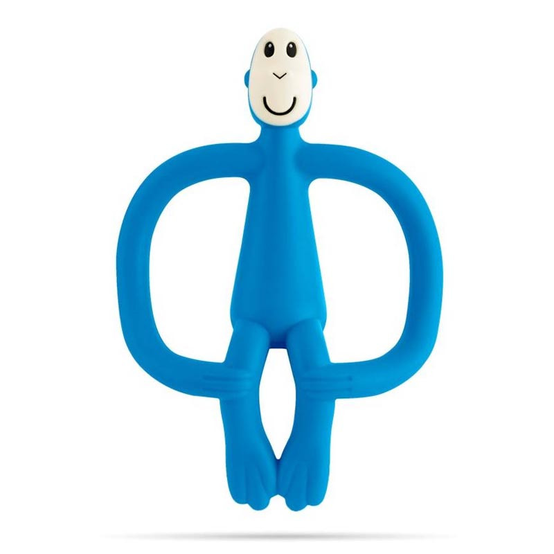 mordedor matchstick monkey en color azul