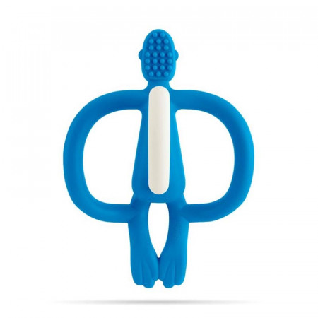 mordedor matchstick monkey en color azul