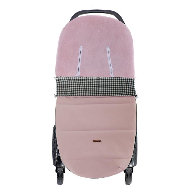 saco de invierno para silla de paseo filip 5200 de uzturre en color rosa empolvado