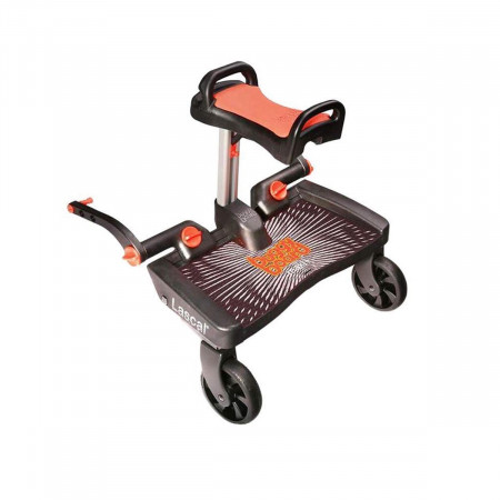 PATÍN UNIVERSAL BUGGY BOARD MAXI+ASIENTO en rojo