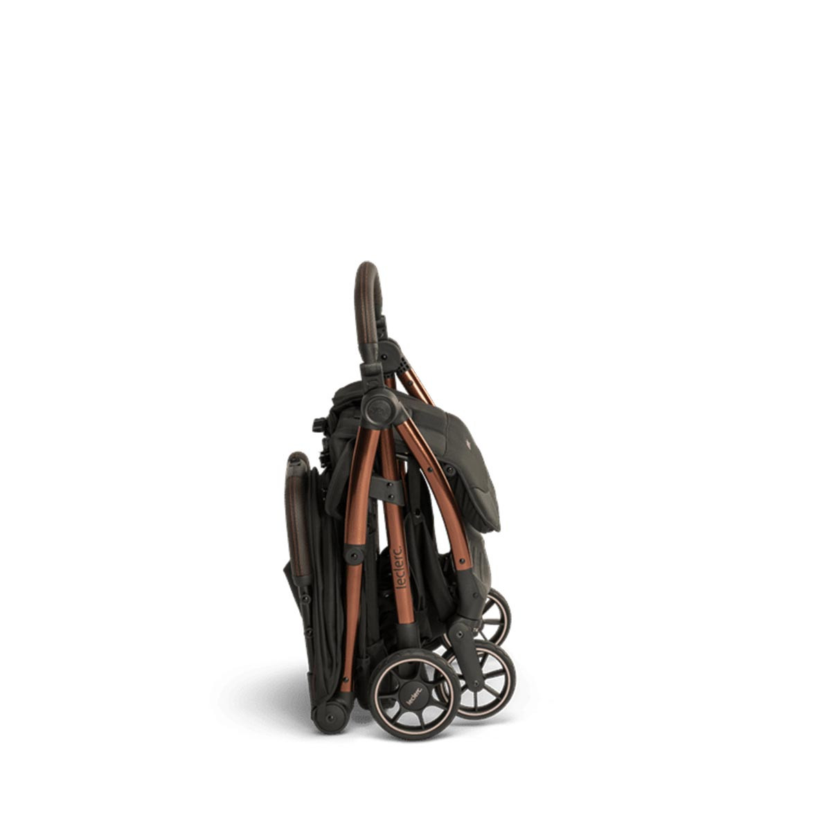 silla de paseo influencer de leclerc en el color marron oscuro