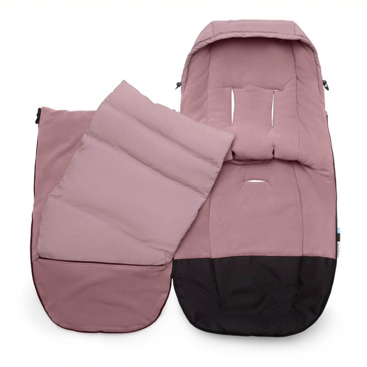 Bugaboo Saco para silla de paseo para todas las estaciones, resistente a la  intemperie, control de clima, extraíble y reflectante, color rosa noche