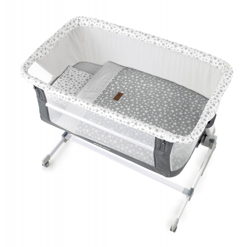 Cuna colecho baby side II Jané, color/textura star.