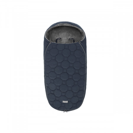 Saco silla de invierno Inglesina para bebés recién nacidos en color midnight blue.