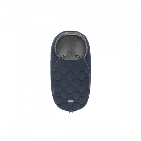 Saco capazo de invierno Inglesina para bebés recién nacidos en color midnight blue.