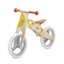 Bicicleta de equilibrio de madera sin pedales, Kinderkraft Runner. Ideal para pequeños ciclistas.