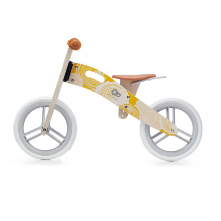 Bicicleta de equilibrio de madera sin pedales, Kinderkraft Runner. Su estructura cumple con las últimas normas de seguridad.