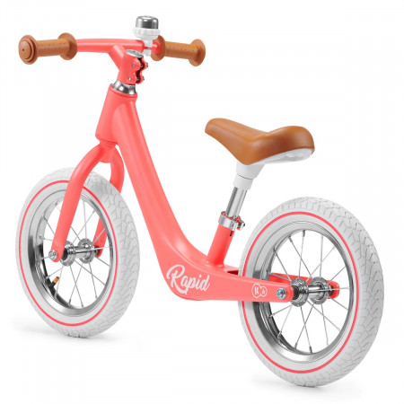 Bicicleta de equilibrio sin pedales, Kinderkraft Rapid. Sólida y bien equipada, hecho de una aleación de magnesio.
