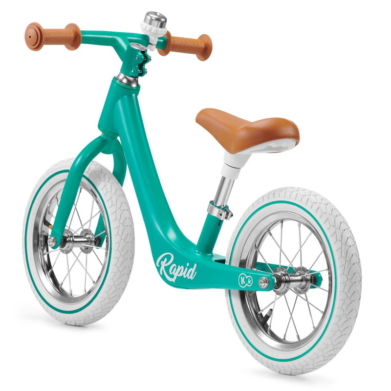 Bicicleta de equilibrio sin pedales, Kinderkraft Rapid. Sólida y bien equipada, hecho de una aleación de magnesio.