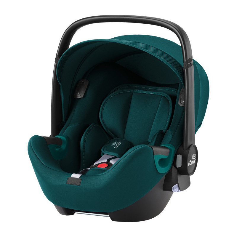 silla de coche baby-safe isense de britax romer en el color atlantic green