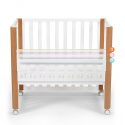 Minicuna Koya 4 en 1 de Kinderkraft, multifuncional, se convierte en cuna de colecho. 2