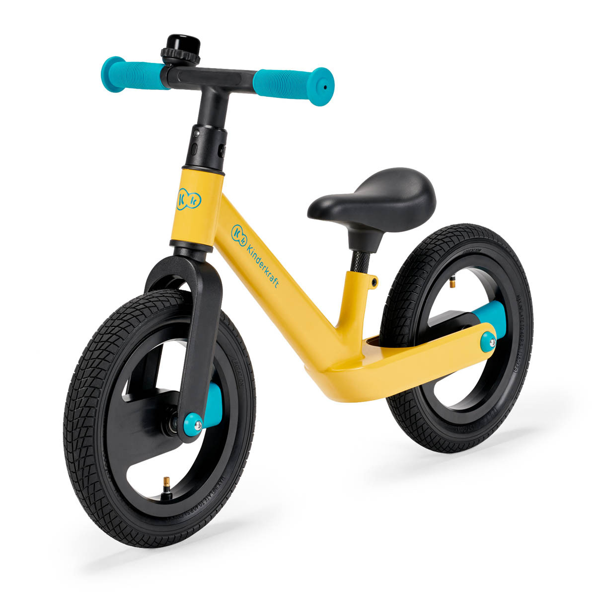 Kinderkraft goswift bicicleta de equilibrio amarillo.