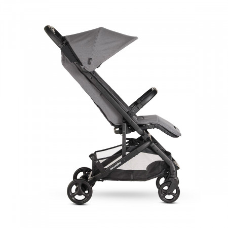 Silla de paseo Miley 2 de Easywalker en color marble grey. Vista lateral.