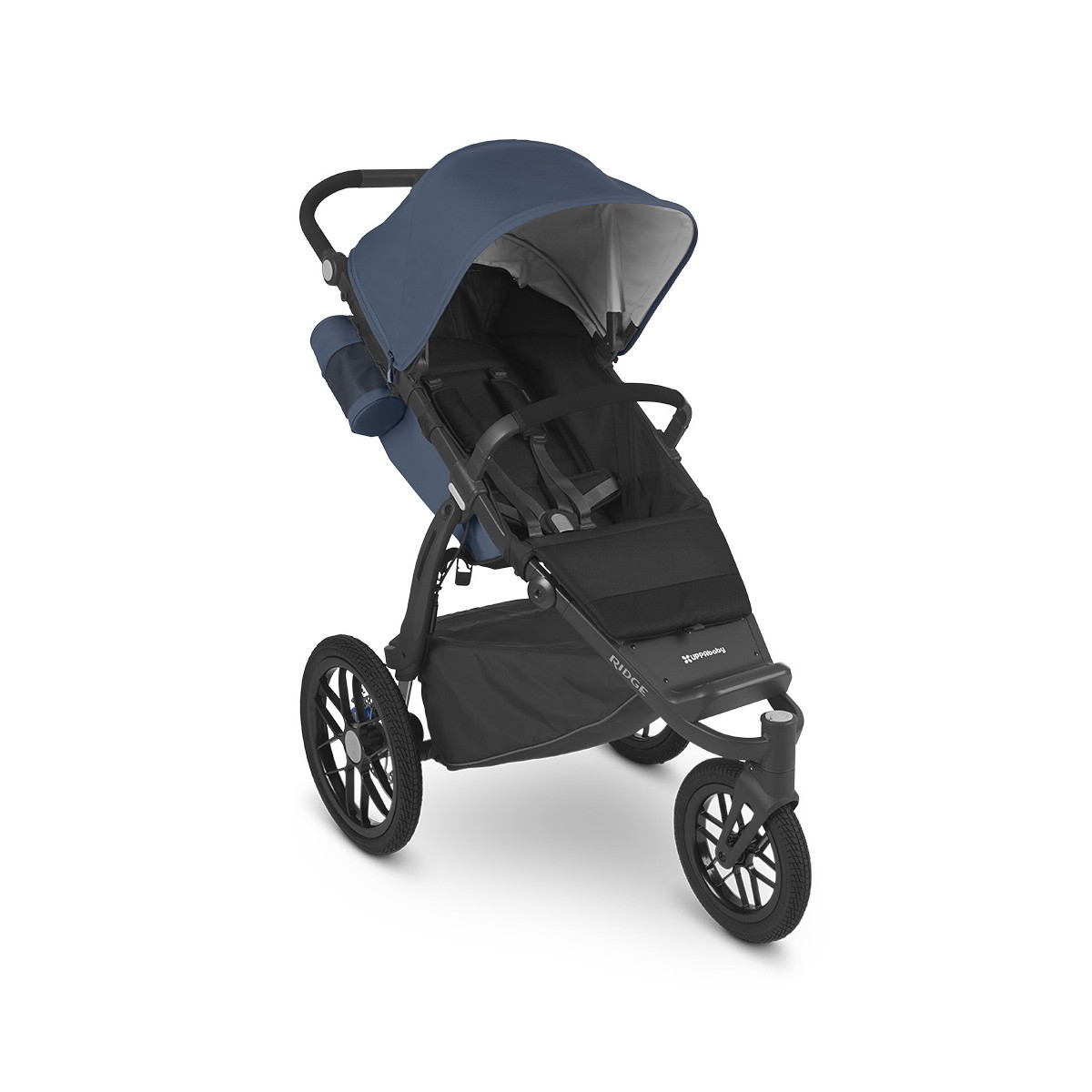 Reposabrazos Ridge de Uppababy, puede plegarse junto con la silla.