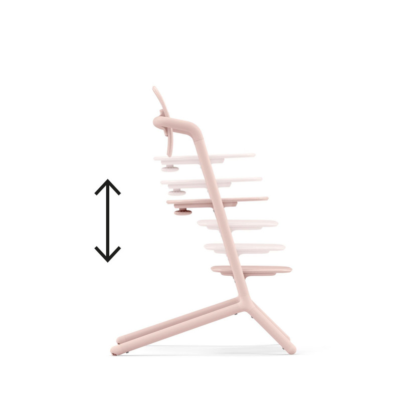 Trona Lemo 4 en 1 de Cybex, con el ajuste de altura ofrece un asiento ergonómico y optimizado para todas las edades.