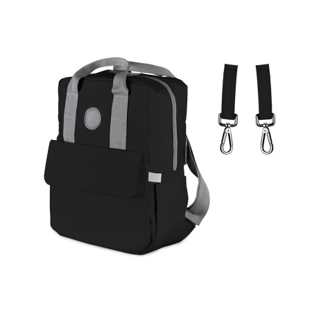 Mochila en color basic negro de Circular Baby