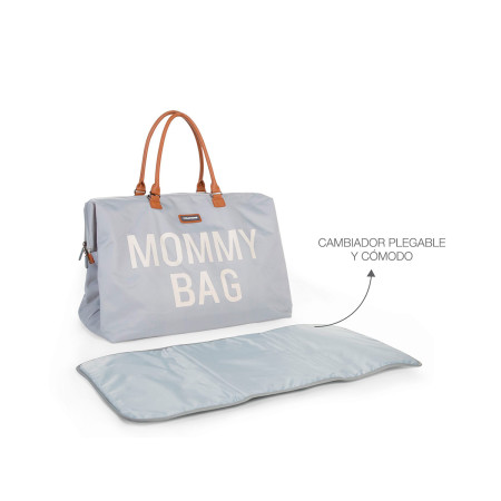 Bolso Mommy Bag de Childhome, incluye un cambiador plegable y cómodo.