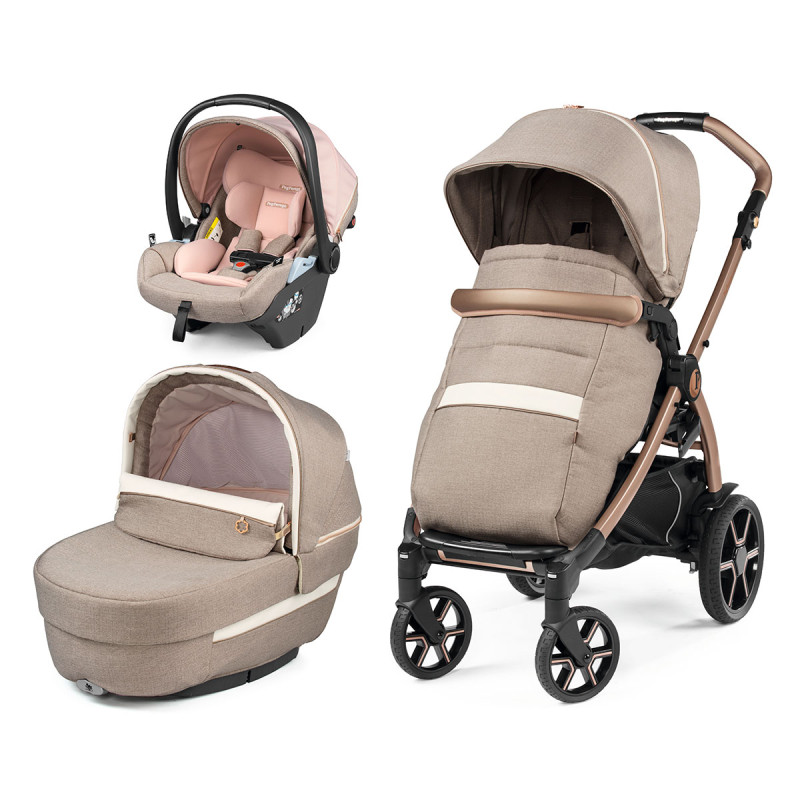 Trio Peg Perego Book con silla de coche Primo Viaggio Lounge en color mon amour.