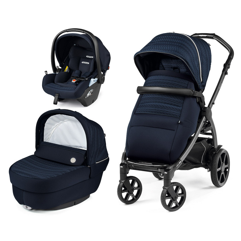 Trio Peg Perego Book con silla de coche Primo Viaggio Lounge en color eclipse.