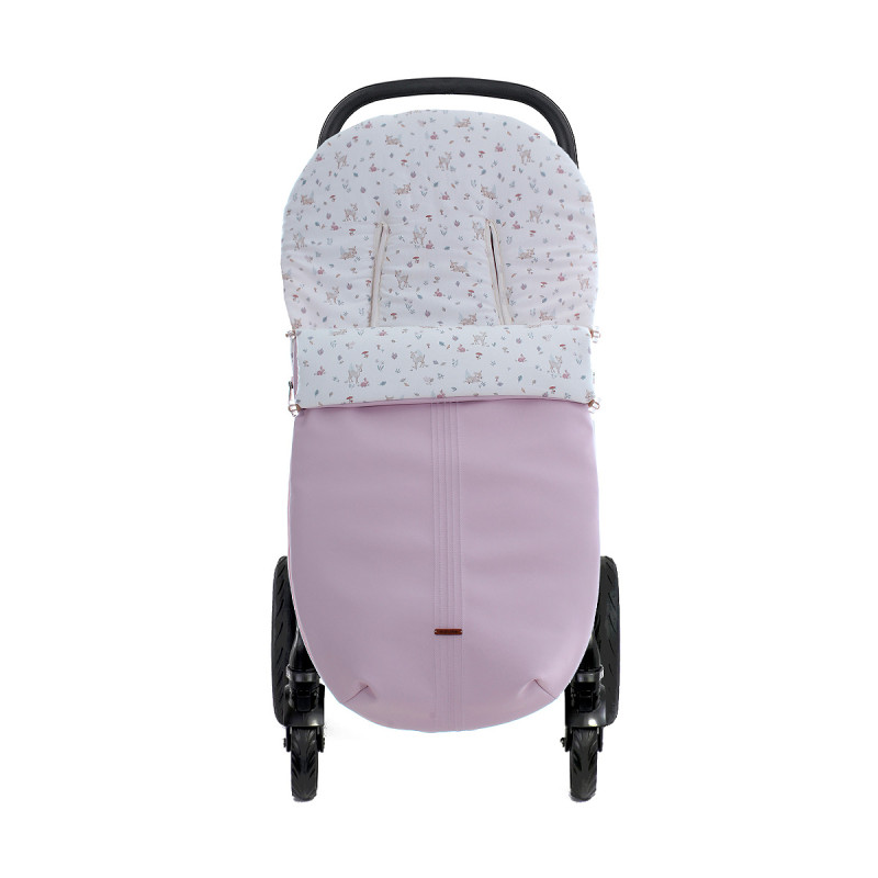 Saco silla universal para invierno, Bambi MA de Uzturre, en color rosa.