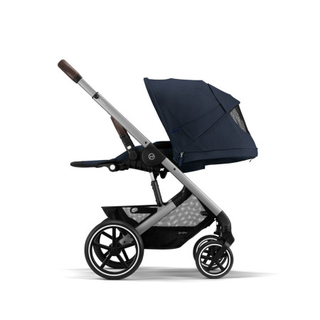 Silla de paseo Cybex Balios S Lux 2023, se puede ajustar totalmente en horizontal, ergonómica desde el nacimiento.