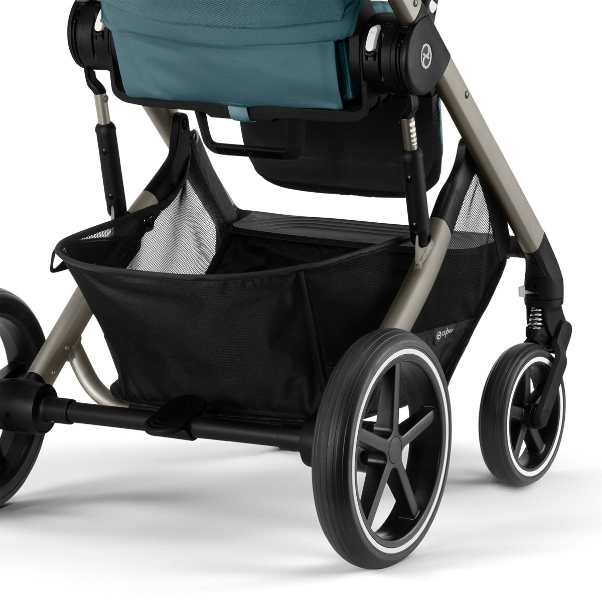 Silla de paseo Cybex Balios S Lux 2023, cesta espaciosa (hasta 10 kg de carga).