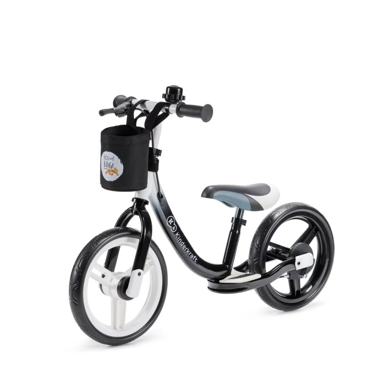 Bicicleta de equilibrio Space de Kinderkraft sin pedales en color black.