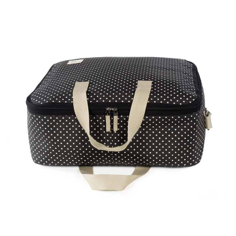 Maleta Emily de Walking Mum, cuenta con cierre seguro de cremallera en ambas direcciones que facilitan su apertura.