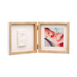 Marco de foto y huella de tu bebé, Square Frame de Baby Art.