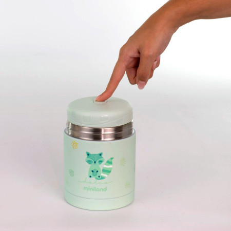 Termo para sólidos Food Thermy Mint 600 ml de Miniland.