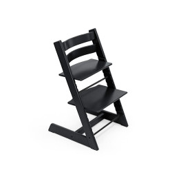Trona evolutiva Stokke Tripp Trapp en color negro, black.