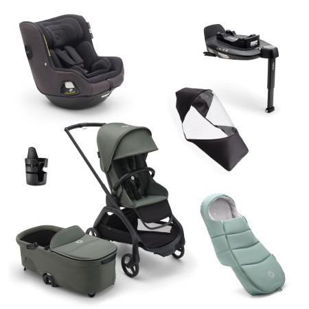 Bugaboo pack dragonfly completo recién nacido invierno