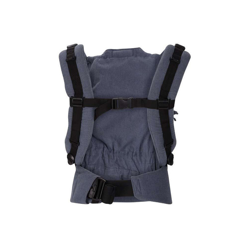 Su sistema de doble ajuste permite configurar la mochila en tamaño Baby o Toddler, sin necesidad de tallas ni reductores.