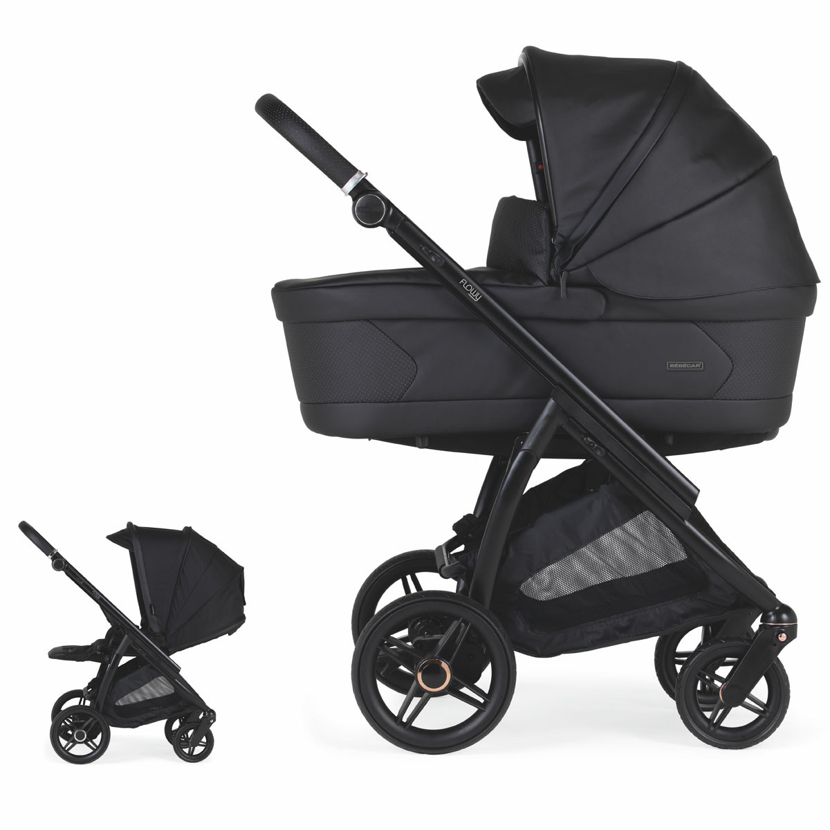 YOYO2 Trio Bassinet Negro Black.