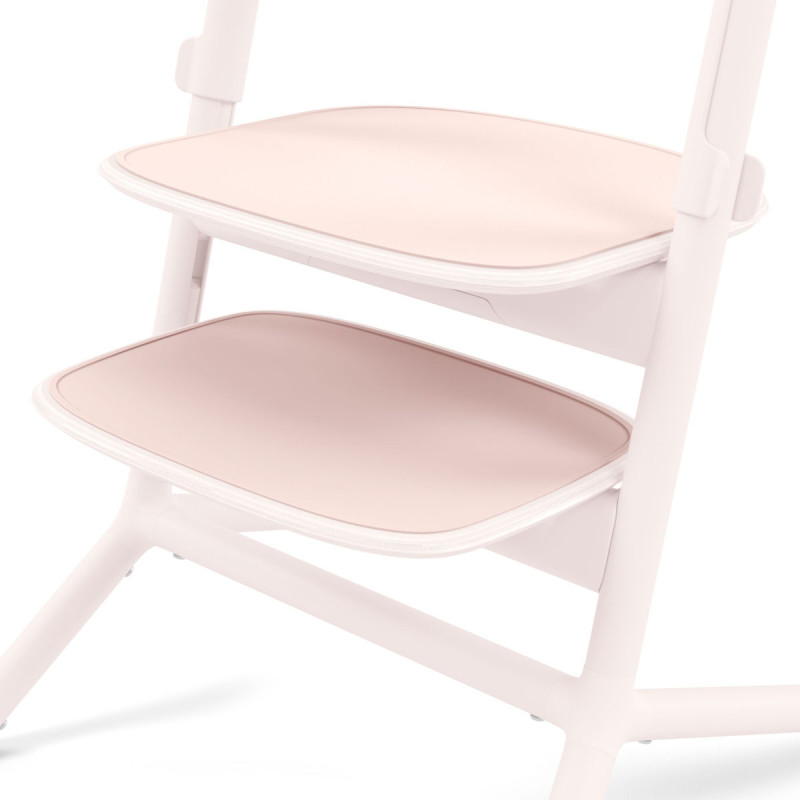 CYBEX torre de aprendizaje para trona LEMO Pearl Pink detalle montaje sobre trona CYBEX LEMO