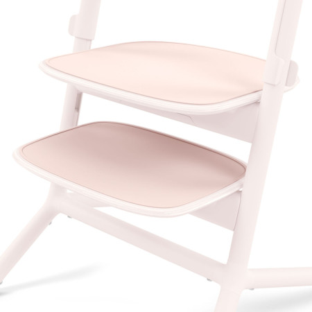 CYBEX torre de aprendizaje para trona LEMO Pearl Pink detalle montaje sobre trona CYBEX LEMO