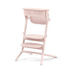 CYBEX torre de aprendizaje para trona LEMO Pearl Pink montada sobre trona CYBEX LEMO