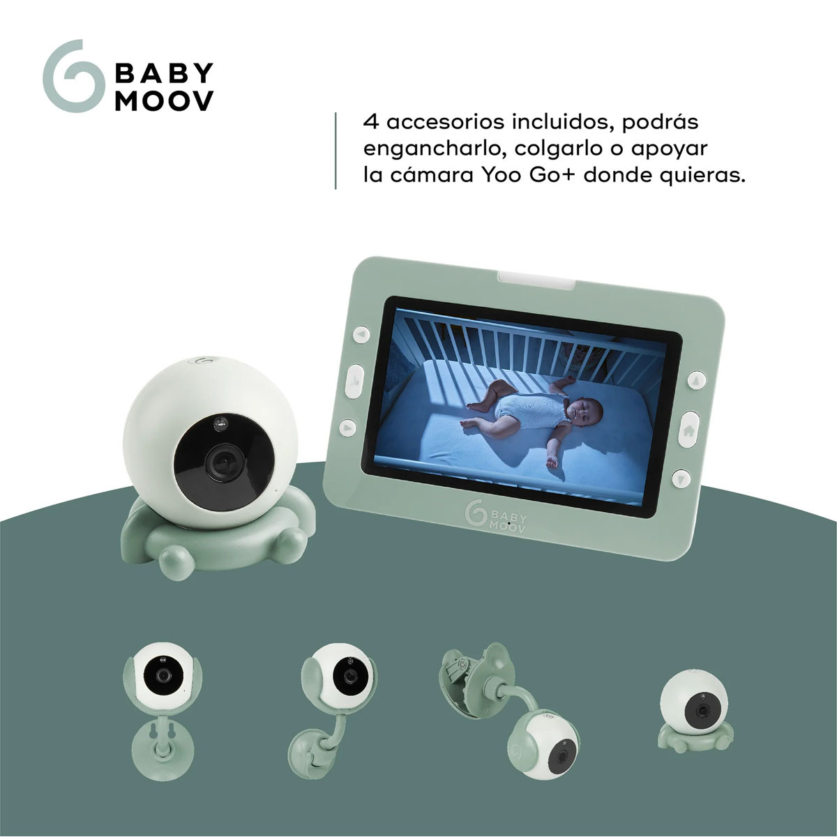 Intercomunicador vigilabebés YOO-FEEL 3,5 BABYMOOV : Tienda bebe online