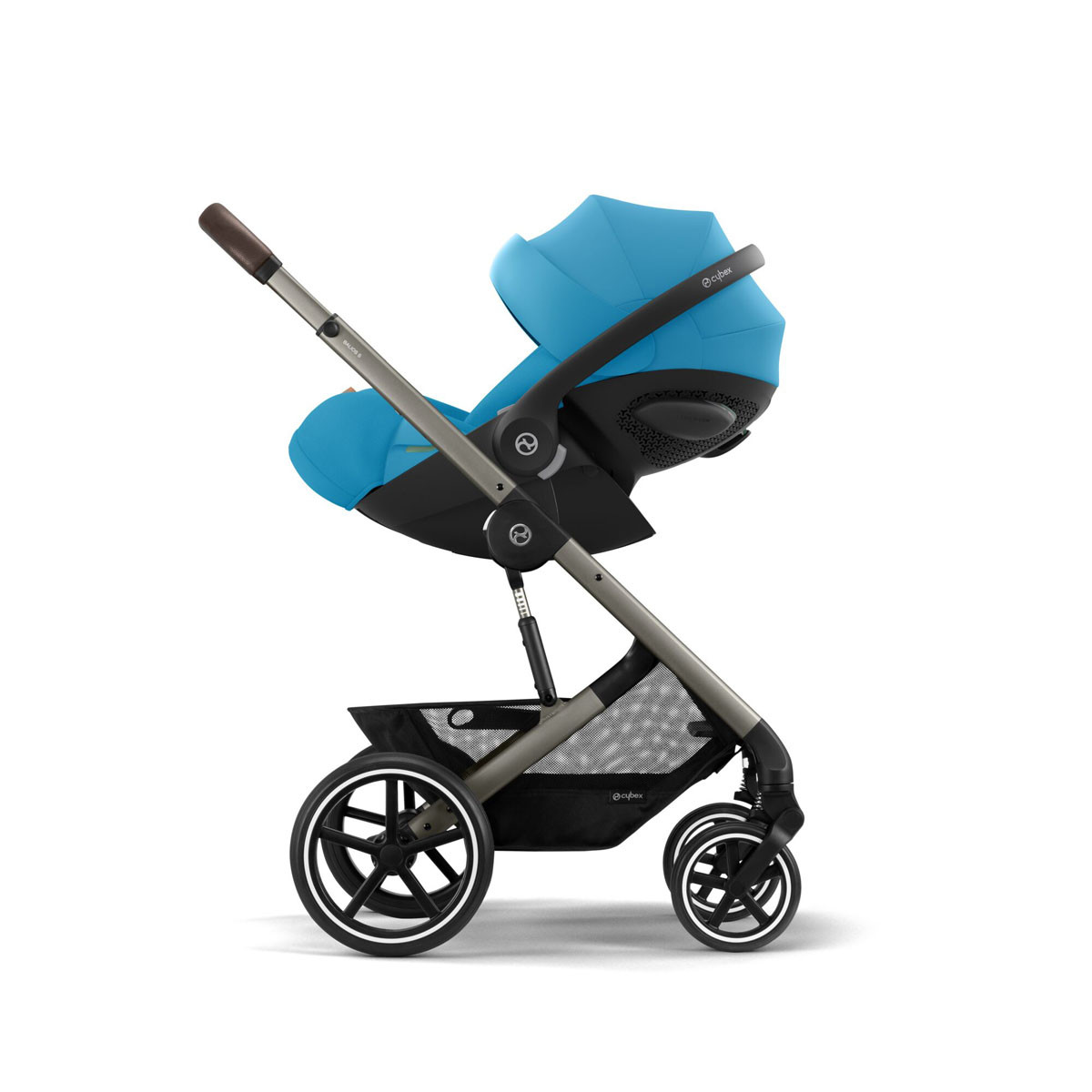 cybex cloud g silla de coche bebé beach blue plus 8