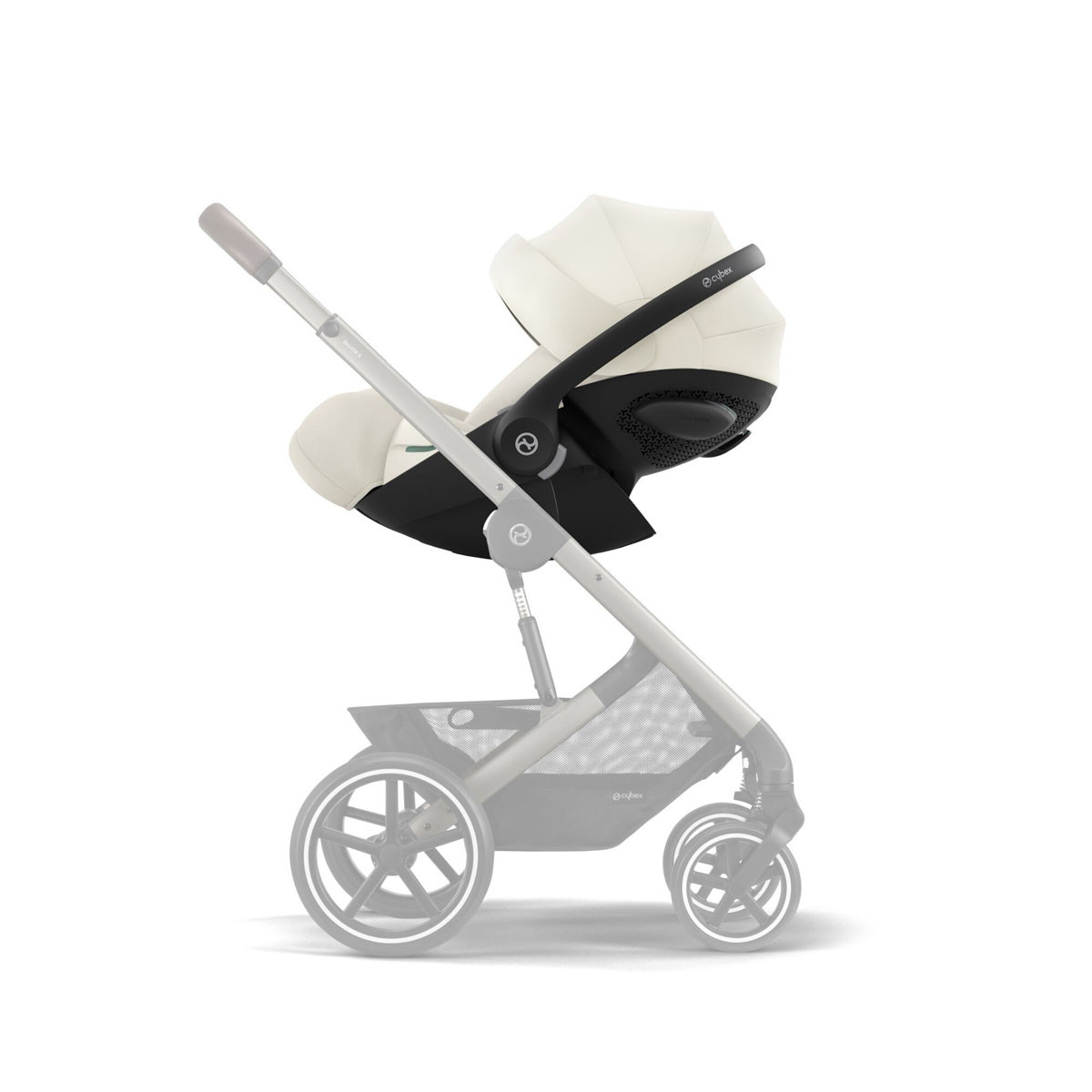 cybex cloud g silla de coche bebé Seashell Beige plus 5