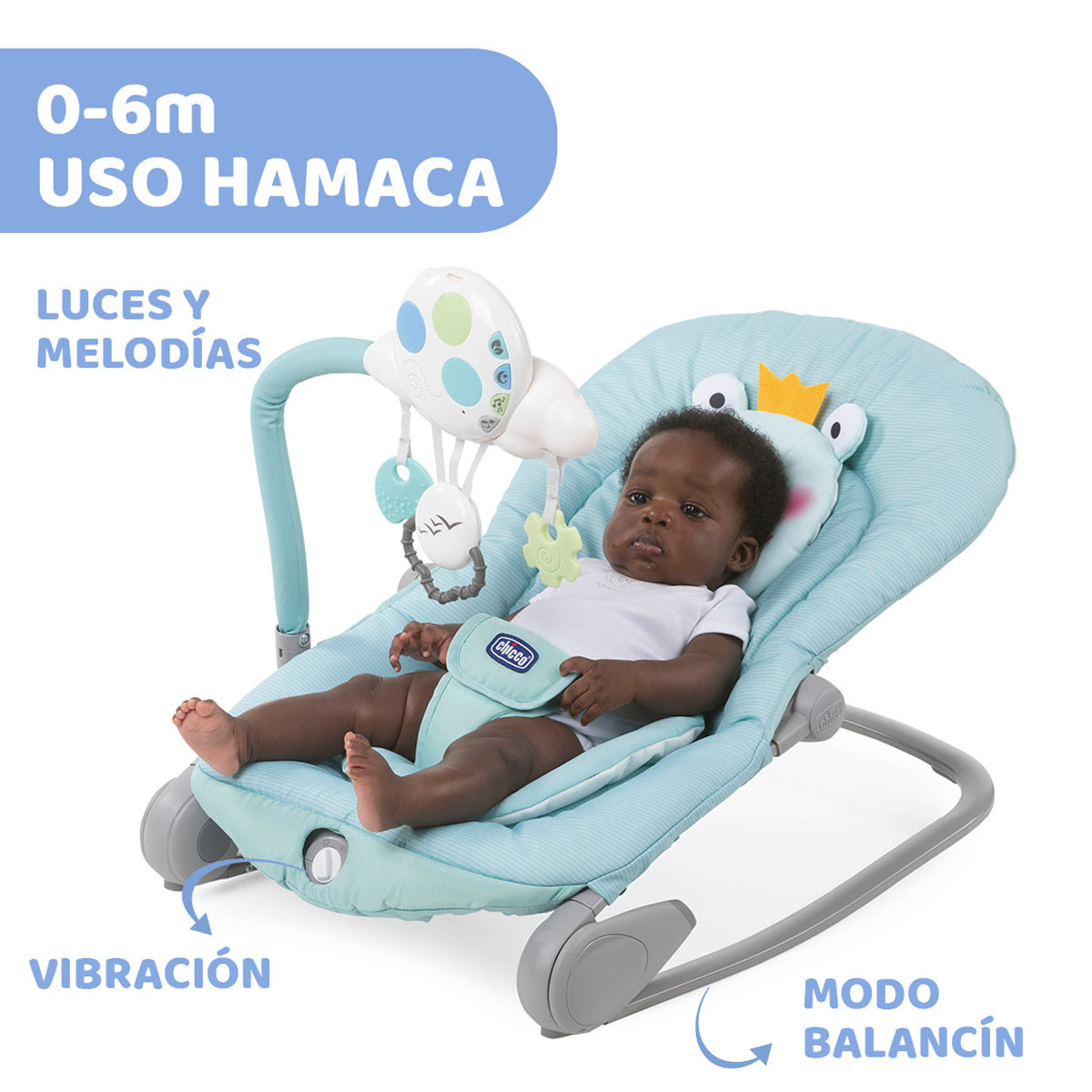 Chicco balloon hamaca FROGGY uso hamaca