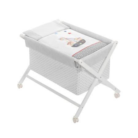 Minicuna tijera interbaby+TEXTIL MAD BCA MOD PIRATA