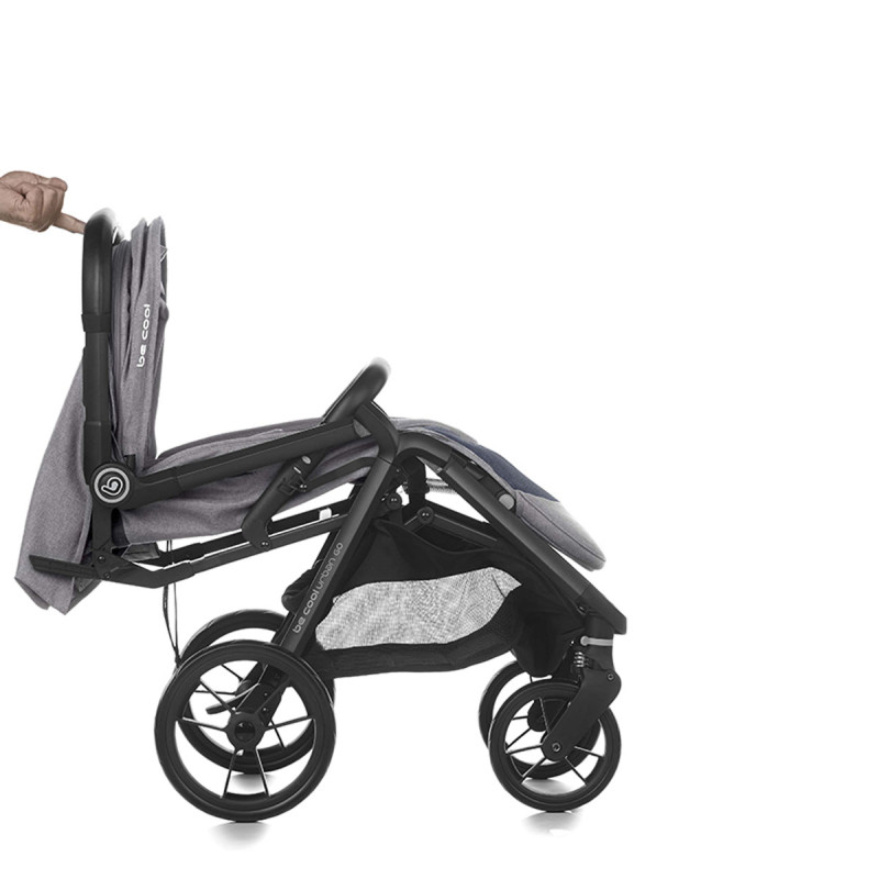 Be Cool Urban Go silla de paseo -Be Graphite cierre con una mano